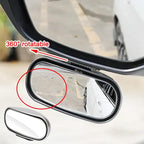 Blind Spot Mirror for Car 2 Pack, Adjustable Convex Wide-Angle Blindspot Mirrors, 360° Rotatable Small Stick-On Blind Side Mirror for Cars, SUVs & Trucks