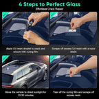 2 Pack Windshield Chip Repair Kit - 2026 Upgrade Glass Repair Kit, Car Windshield Crack Repair Kit for Fix Windows, Mirrors, Glasses, All Crack Types