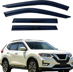 Out-Channel Window Visors Rain Guards for 2021-2025 Nissan Rogue S SV SL,Side Window Deflectors Vent Visors,No-Drill Weather Protection,Car Accessories-4pcs