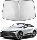 Windshield Sunshade Compatible for Toyota Crown 2023-2024 2025 2026, Sun Visor for Front Windshield & Window Sun Shade Cover, UV Heat Blocker & Protector, Car Accessories