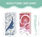 2 Pack Microfiber Beach Towel, Quick Dry Travel Towel Large Sand Free Towel for Beach, Camping, Swim Pool, Gym, Sports& Yoga 71"x32", Whale& Jellyfish