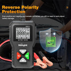 Car Battery Tester 6V 12V 24V Accurate Digital Auto Analyzer 100-2000 CCA Voltage SOH SOC Internal Resistance Test for Cars Trucks SUV ATV Boats Motorcycles Vehicle
