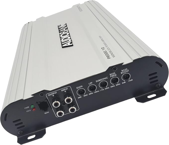 P6001-G2 Monoblock 6000 WATTS Amp Class D 1 OHM Car Audio Stereo Amplifier with Remote Turn On/Off Circuit/Heavy-Duty Aluminium Alloy Heatsink Power and Protection Indicator - 2nd Gen