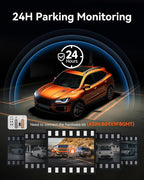 G850 12" 4K Rear View Mirror Camera with 5.8GHz WiFi and Voice Control, Smart Mirror Dash Cam Front and Rear, Backup Camera with 1080P, Dash Cam with WDR, Includes 64GB Card & GPS