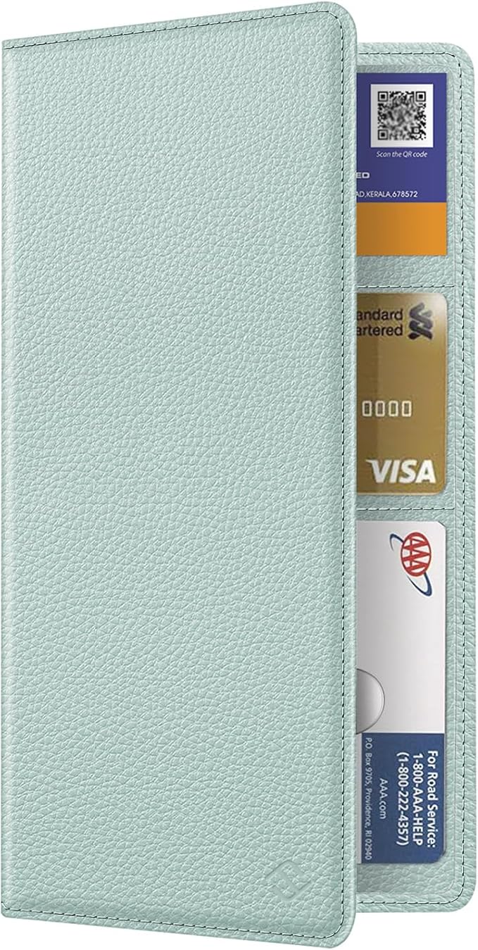 Car Registration and Insurance Card Holder, Vehicle Glove Box Card Organizer Wallet Automobile Accessories for License