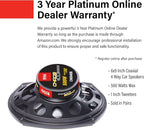 CH6940B Chaos Exxtreme Series 6 x 9 Inch Car Door Speakers - 500 Watts Max (per Pair), Coaxial, 4 Way, Full Range, 4 Ohms, Sold in Pairs, Bocinas para Carro