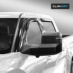 in-Channel Incredibly Durable Rain Guards Compatible with Toyota Tundra 2022-2026 CrewMax, Original Window Deflectors, Vent Window Visors, Vent Deflector, 4 pcs. - 619471