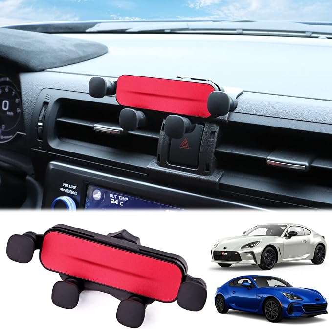 for Toyota GR86 Subaru BRZ 2021 2022 2023 2024 2025 Universal Auto Phone Holder Car Cradle Rotatable Clip Cell Phone Cradle Mount Fit for 3.5-5.5 Inch Phone Interior Accessories