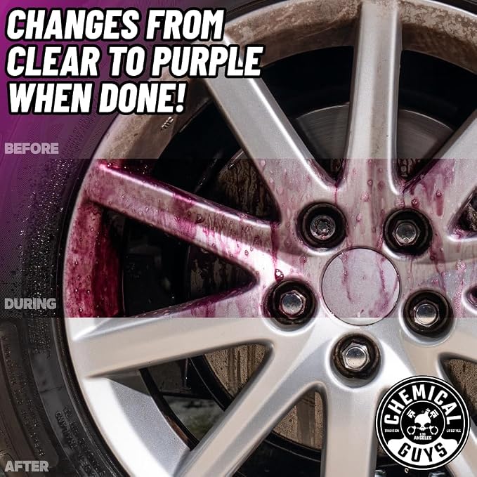 Two Face Wheel Cleaner, Color Changing Wheel Cleaner, Safe for Cars, Trucks, SUVs, Motorcycles, RVs & More, Extra Large Size 32 fl oz - CLD30332