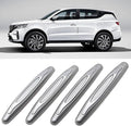 4 Pcs Car Door Edge Guards Car Side Door Protector Suitable for Various Car Pads Door Shock Absorbers-Grey