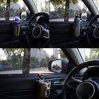 Large Car Door Cup Holder, Vehicle Armrest Cup Holder for Almost Any Size Bottle or Can