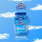 Fraganzia Crystal Beads Air Freshener, Long Lasting Room Deodorizer and Odor Eliminator Gel Beads to Freshen Home, Car, or Office, Morning Sky Scent, 12 Fl Oz