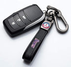 for TX Rangers Baseball Fans Car Keychain with Tire Valve Caps, Car Keyring and Valve Stem Caps Compatible with Key Fob Holder, Delicate Gifts for Men Women, Rangers