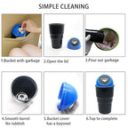 Cup Holder Trash Can, Leakproof Car Trash Can with Lid, Trash Bin for Car Accessories, Mini Garbage Bin Organizer for Automotive Office Home Kitchen, Applicable to Women and Men