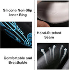 Blue Embroidery Butterfly Car Steering Wheel Cover,14.5-15 Inch Universal Leather Covers Breathable Anti-Slip Odorless Steering Wheels Accessories for Men Women