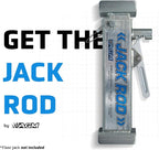 AGM Jack Rod, 3.5 Ton Locking Support Bar for Floor Jacks, Jack NOT Included, 14" Travel, 3 lb, Compact Jack Stand Alternative for Cars, SUVs, EVs, Safer, Smarter Vehicle Support