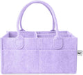Mr. Pen- Baby Diaper Caddy Organizer, lavender dream | Nursery Storage Bin and Car Organizer for Diapers and Baby Wipes