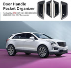 Car Door Handle Pocket Organizer For Cadillac XT5 2024 2023 2022 2021-2017 Accessories Insert Tray Storage Box Front rear door storage box (4PCS Storage Box-4 Door)