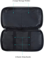 Car CD Visor Holder, 12 Sleeves Organizer with Mesh Pocket | Durable Oxford Cloth, Holds 12 CDs/DVDs, 1 Pen Holder, 1 Back Inner Pocket, Disc Storage Organizer, Fits Most Vehicle Visors