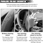 Car Steering Wheel Cover Sun Shade, Anti-Heat Car Wheel Protector | Universal 18 Inch Auto Steering Wheel Sun Block Cover, Steering Wheel Shield Accessories for Most Car Truck SUV, Silver