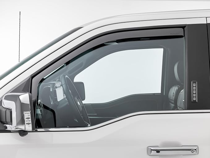 Custom Fit Side Window Deflectors for VW Tiguan (80920IMB), Matte Black