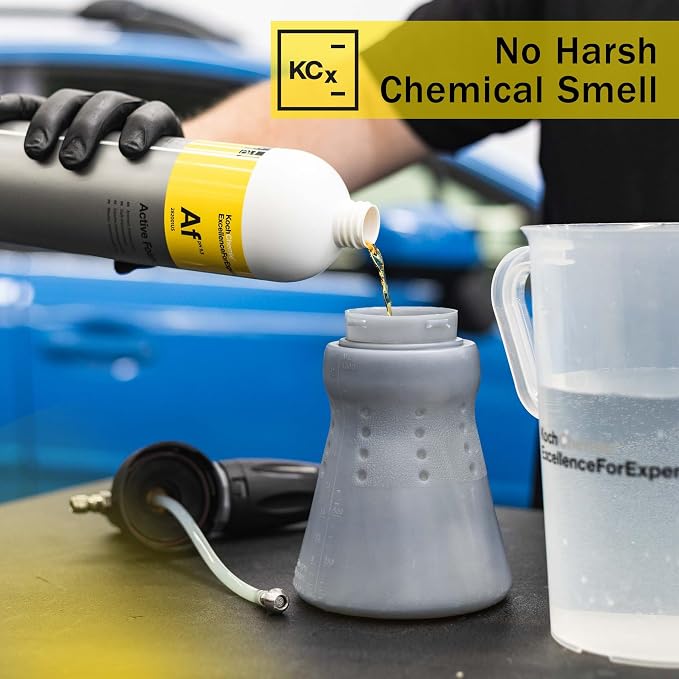 Active Foam - Phosphate and NTA Free, Paintwork Protective, Unique Foam Formulation, Long Lasting Sandalwood Aroma (1 Liter)