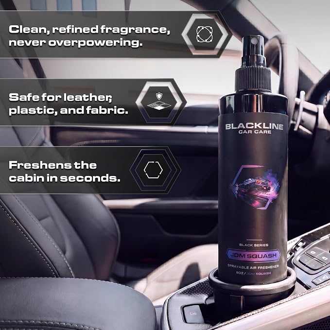 JDM Squash Car Air Freshener Spray, Premium Odor Eliminator for Cars, Trucks, RVs, SUV, or Home Use - 8 fl OZ - Air Freshener - JDM Squash Spray