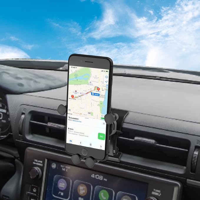 for Toyota GR86 Subaru BRZ 2021 2022 2023 2024 2025 Universal Auto Phone Holder Car Cradle Rotatable Clip Cell Phone Cradle Mount Fit for 3.5-5.5 Inch Phone Interior Accessories