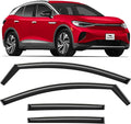 Voron Glass in-Channel Extra Durable Rain Guards for Volkswagen ID.4 2021-2026, Window Deflectors, Vent Window Visors, 4 Pieces - 200885