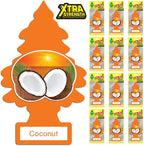 Car Air Freshener | Xtra Strength Provides Long-Lasting Scent for Auto or Home | Extra Boost of Fragrance | Coconut, 24 Air Fresheners