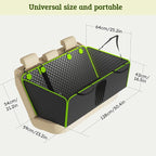 2-in-1 Dog Car Seat Cover for Back Seat, Transform to Passenger Mode - Dog Car Seat, Waterproof, Scratch-resistant, Support to 330lbs, for Outdoor Activities, Travel, to the Vet, for Cars/SUV/Truck