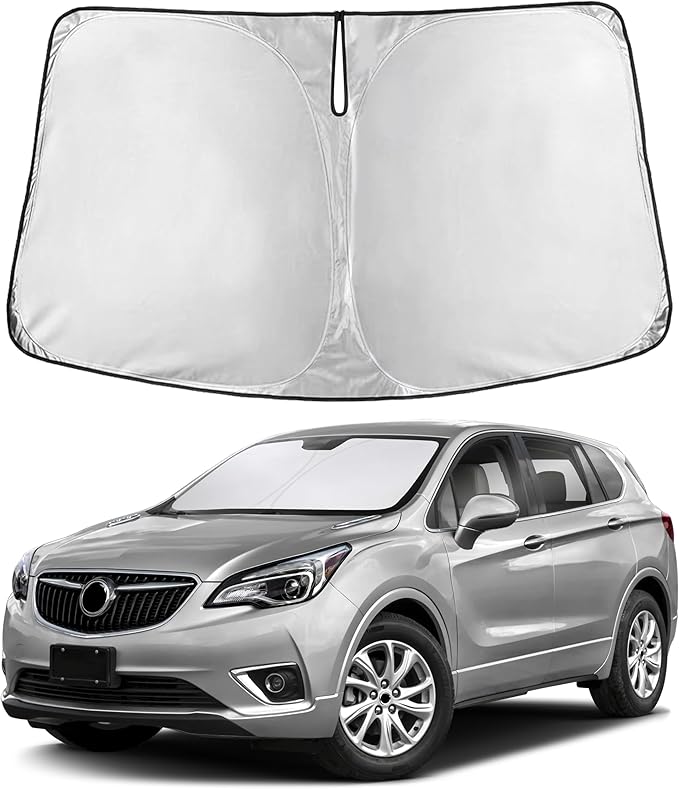 Windshield Sunshade Compatible for Buick Envision 2016-2018 2019 2020, Sun Visor for Front Windshield & Window Sun Shade Cover, UV Heat Blocker & Protector, Car Accessories
