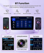 4G+64G Android 15 Car Stereo Radio for Toyota Corolla 2009-2013, Wireless Carplay Andorid auto Mirror Link 9'' INCELL Touchscreen GPS WiFi Bluetooth 5.0 FM/RDS EQ-32 SWC Backup Camera