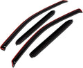 WV-970 Outside Mount Window Visor Deflector Rain Guard Dark Smoke 4 Pcs