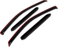 WV-984 Outside Mount Window Visor Deflector Rain Guard Dark Smoke 4 Pcs