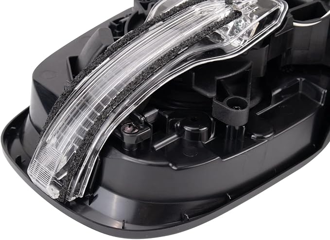 Passenger Side Mirror Assembly Power Heated Memory Turn Signal Blind Spot Foldaway Smooth Black Compatible with 2019-2020 Subaru Forester