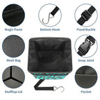 Car Trash Can – Multi-Purpose, Lightweight and Portable with Durable Water-Resistant Coating, No Installation Required, Practical and Ample Capacity, Variety of Colors.Tiger Pattern