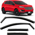 Voron Glass in-Channel Extra Durable Rain Guards for Ford Edge 2015-2024, Window Deflectors, Vent Window Visors, 4 Pieces - 200813