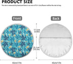 Sea Turtle Flower Steering Wheel Cover Protector for Blocking Sun & Heat Car Steering Wheel Cover Sun Shade Universal Car Accessories for Cars Truck SUV
