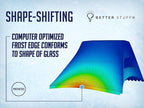 The Better Ice Scraper for Car Windshield | Fast, Efficient, Ergonomic | Magically Remove Ice and Frost from Auto Window | Patented Shape Shifting Technology | Durable Brass Edge | Compact | Pack of 1