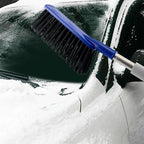 Snow Brush, Ice Scrapers Paint Protection Adjustable Head Ergonomic Grip Lightweight Multifunctional Windshield Scraper, 2 in 1 Winter Car Ice Kit for Cars Trucks (blue)