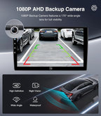 QLED Linux Car Stereo for Toyota Highlander 2008-2014 - Fast Boot Wireless CarPlay & Android Auto Radio, AHD 1080P Backup Camera, Bluetooth, SWC, AM/FM, Dash Kit Replacement