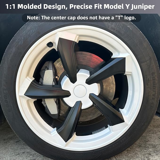 19 in Rim Protector for Model Y Juniper 19" Crossflow Wheel Cover All-in-one Car Tire Trim Ring Rim Case Hubcap for Tesla ModelY 2025 2026 Juniper Accessories