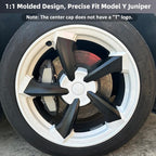 19 in Rim Protector for Model Y Juniper 19" Crossflow Wheel Cover All-in-one Car Tire Trim Ring Rim Case Hubcap for Tesla ModelY 2025 2026 Juniper Accessories