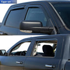 in Channel Rain Guards Window Visors for 2019-2025 Dodge Ram 1500 Crew Cab,Side Vent Window Deflectors Vent Visors Shade for Dodge Ram 1500 Crew Cab 19-25,Truck Accessories-4pcs