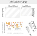 2Pcs Car Sun Visor Photo Folder, Meaningful Car Accessories for Women Acrylic Magnetic Visor Photo Clip for 3" & 4" Photos, Holiday Gifts Suitable for Gifting to Family & Friends