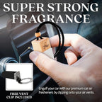 Inviktus Car Air Freshener for Men | Long Lasting Car Cologne | Automotive Scent Perfume | Vent Clip Auto Air Freshener | Odor Eliminator Technology | Car Scents by