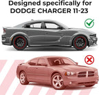 GrandWheel Window Deflectors Smoke Tinted in-Channel Side Window Vent Visor Deflectors Rain Guards Compatible with Charger 2011-2023 - 4pcs. GW0871