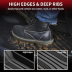 Floor Mats for Hyundai Tucson 2026 2025 2024 2023 2022 (Not for Hybrid & PHEV), Custom Fit TPE All Weather Floor Liners 1st & 2nd Row Car Mats Accessoires for Hyundai Tucson 2022-2026, Black