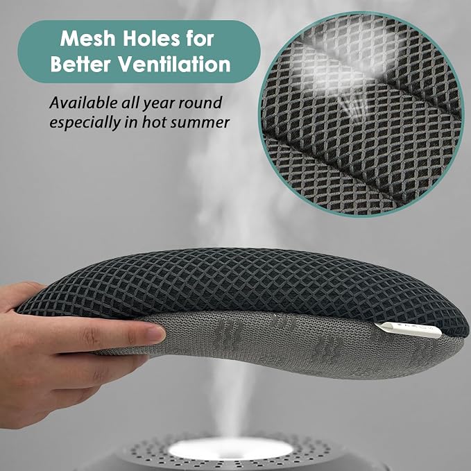 17.7" L × 16.9" W × 3" H,Car Booster Seat Cushion Raise The Height for Short People Driving, Breathable 3D Air Mesh, 3 Inch Booster Seat, Non-Slip Bottom, Car Seat Pad with Truck,Cars,SUVs